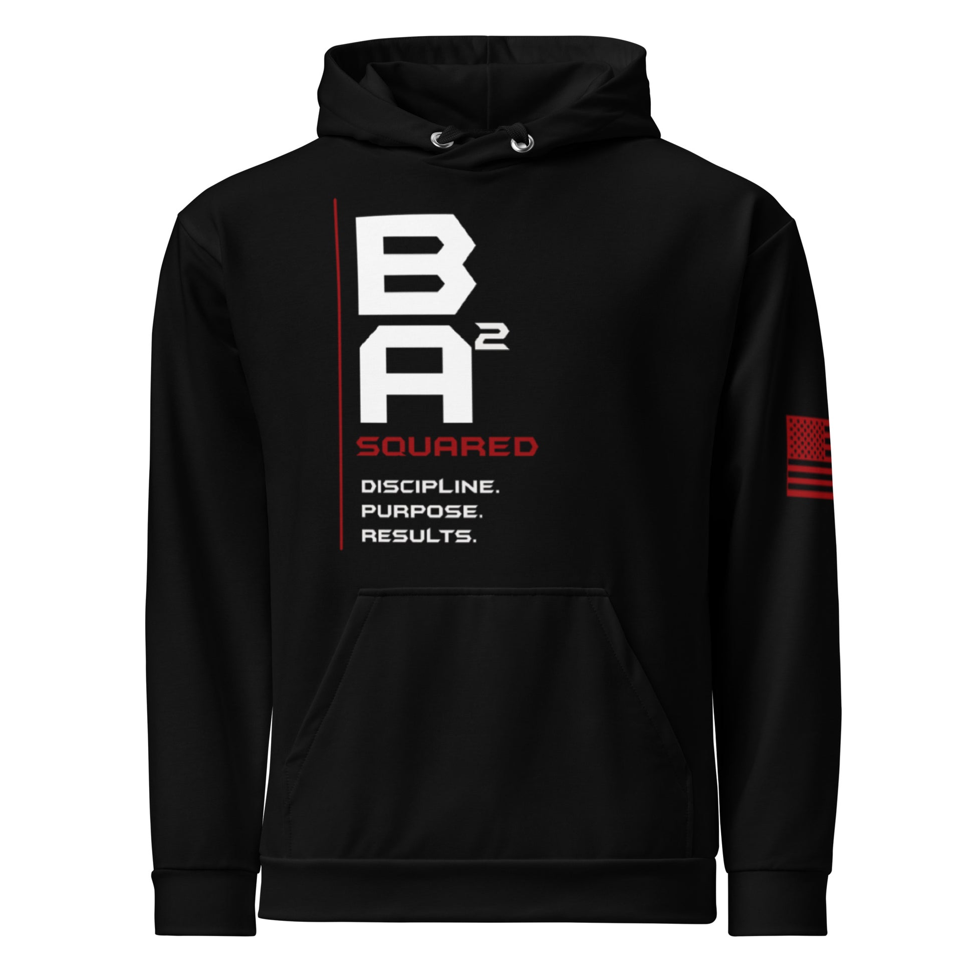 BA² Refuse Average Hoodie Black Front
