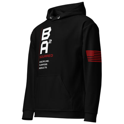 BA² Refuse Average Hoodie Black Left
