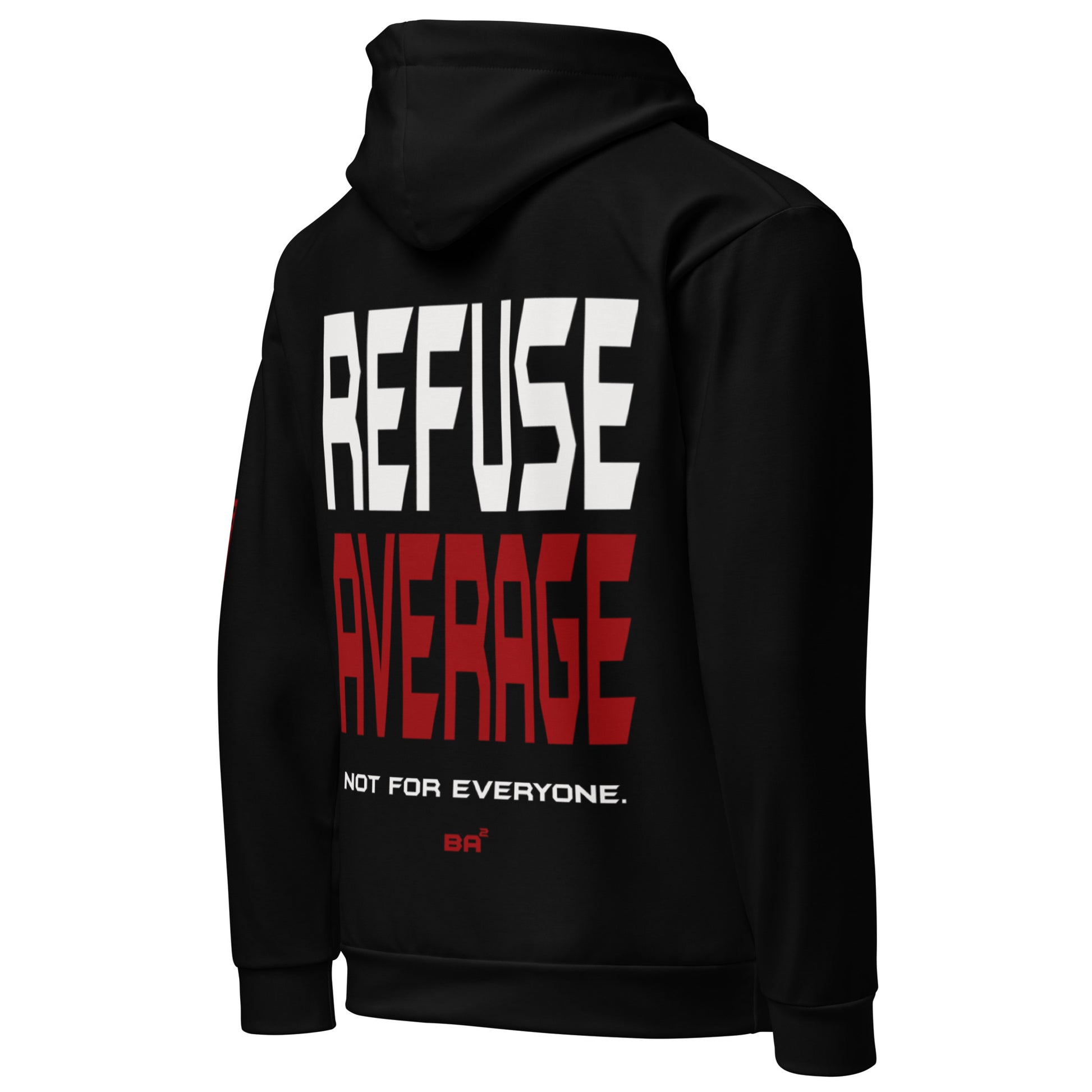 BA² Refuse Average Hoodie Black Right