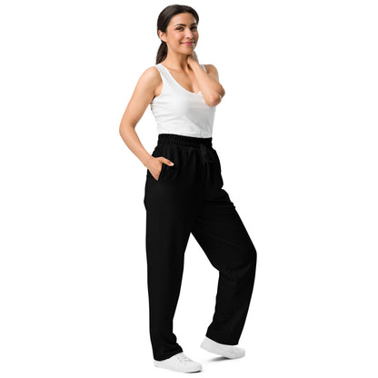 unisex wide leg joggers black right-basquaredfitness