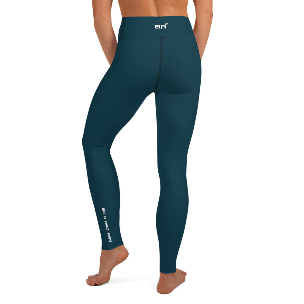 yoga leggings blue whale back - basquaredfitness