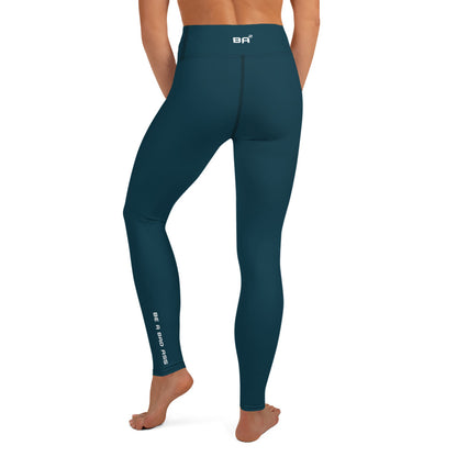 yoga leggings blue whale back - basquaredfitness