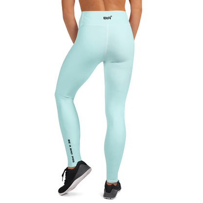 yoga leggings light cyan back - basquaredfitness
