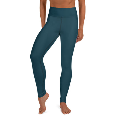 yoga leggings blue whale front - basquaredfitness