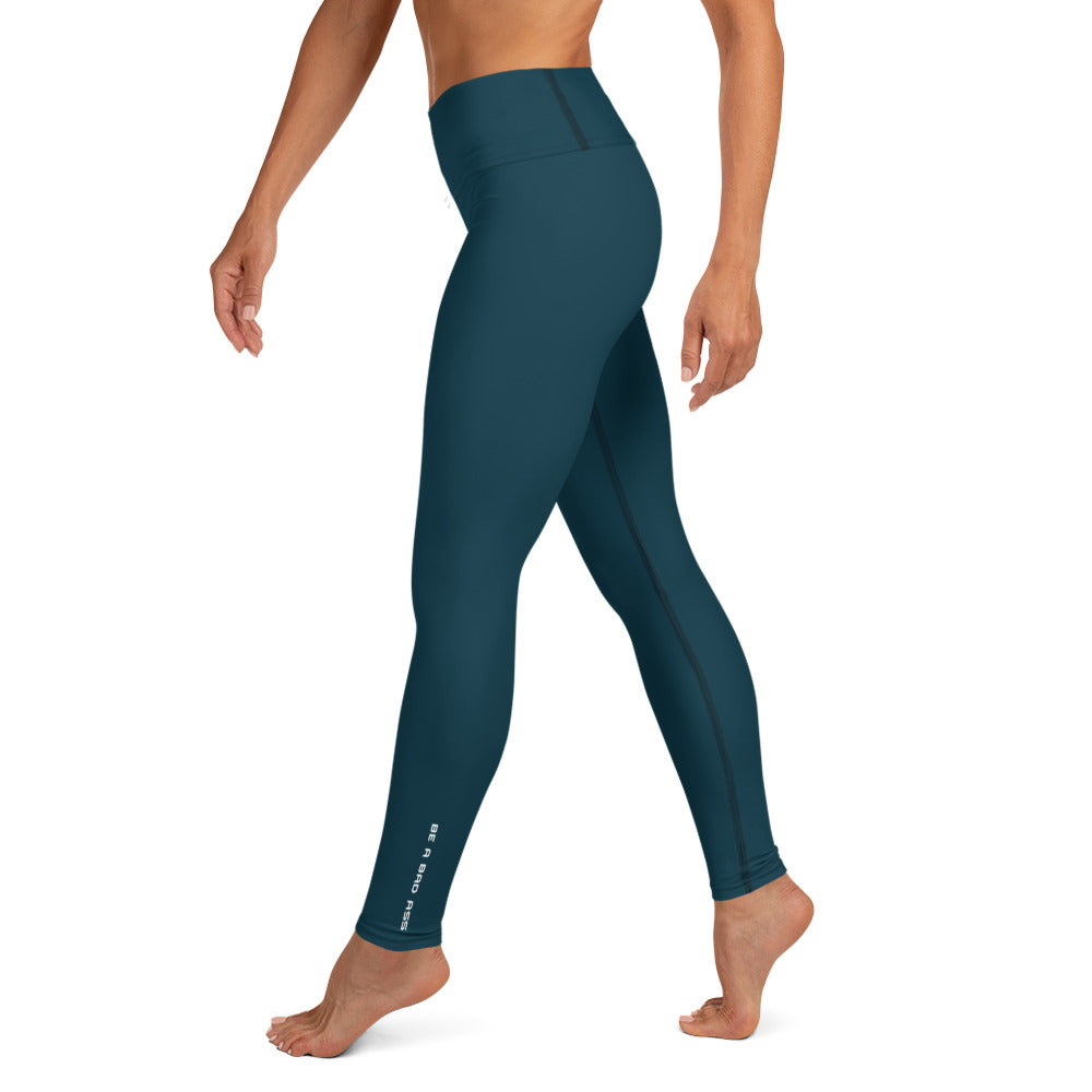 yoga leggings blue whale left - basquaredfitness