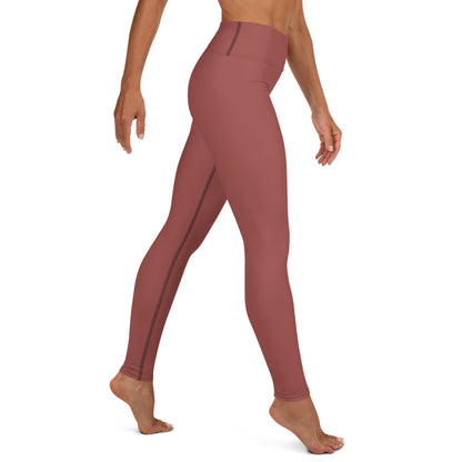 yoga leggings roof terracotta right - basquaredfitness