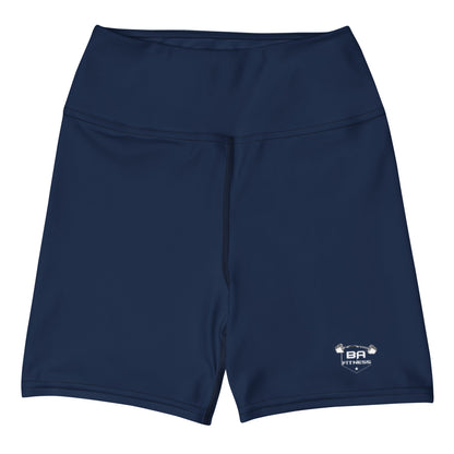 yoga shorts navy front - basquaredfitness