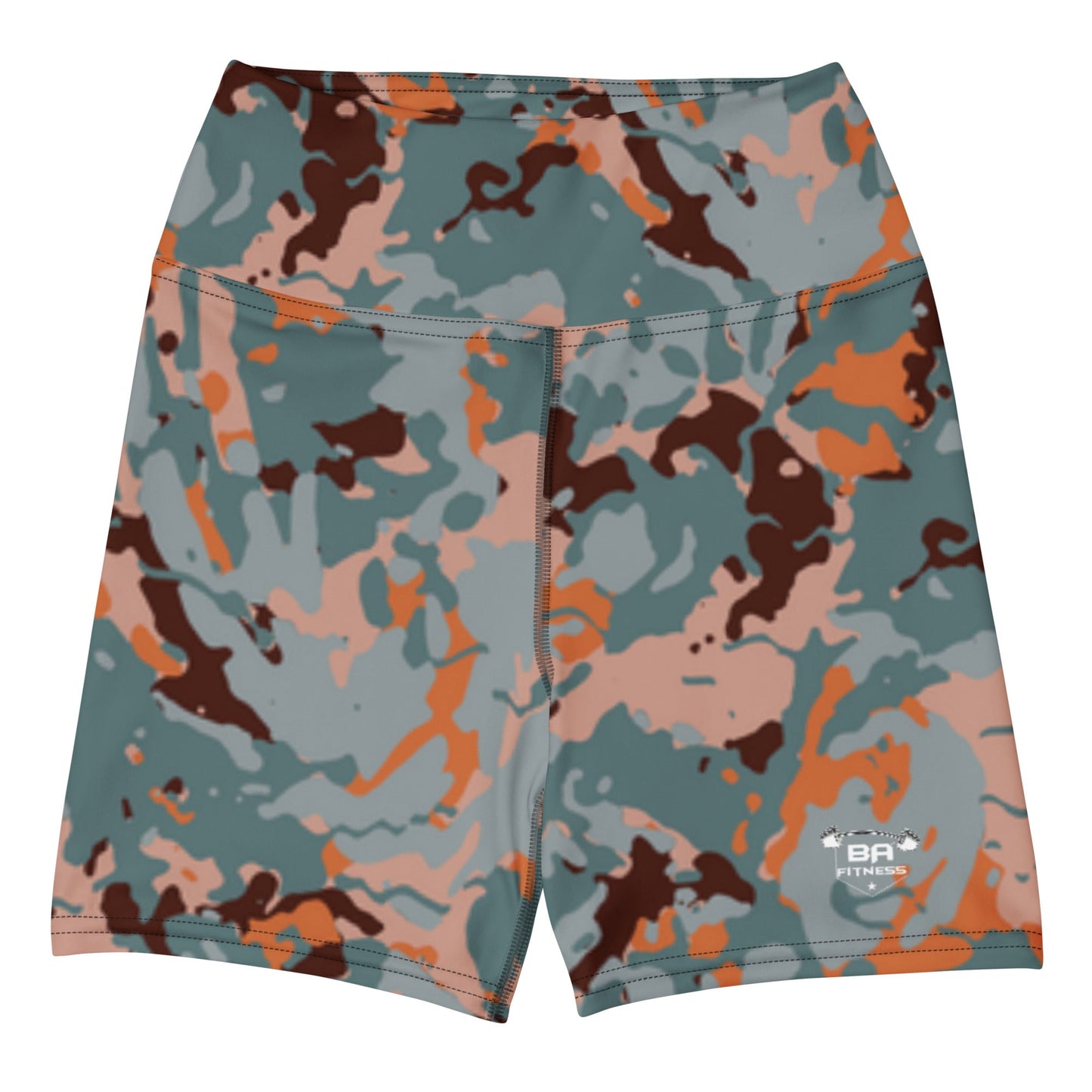 yoga shorts camo front - basquaredfitness