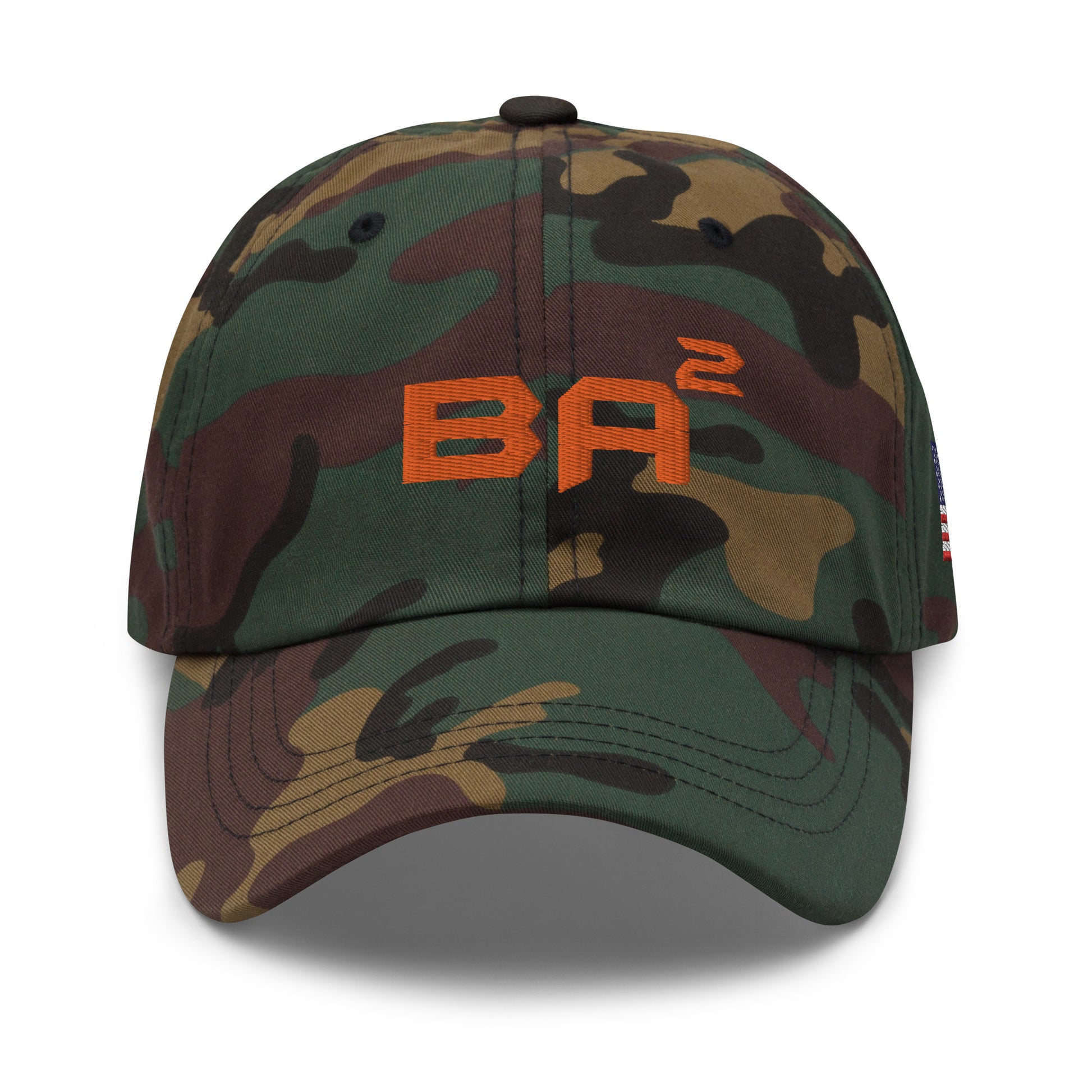 classic hat green camo front - basquaredfitness