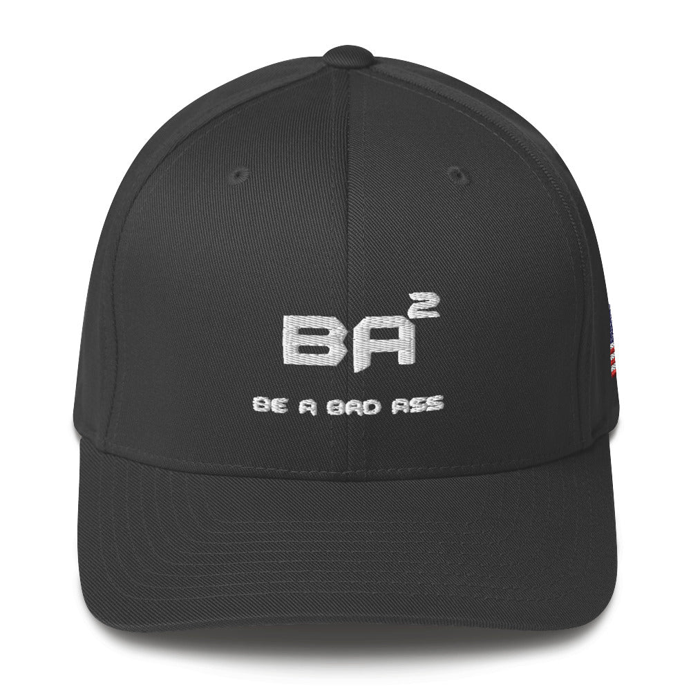 closed back structured cap dark grey front - basquaredfitness