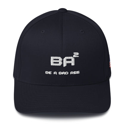 closed back structured cap dark navy front - basquaredfitness