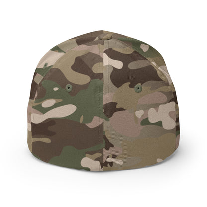 closed back structured cap multicam green back - basquaredfitness