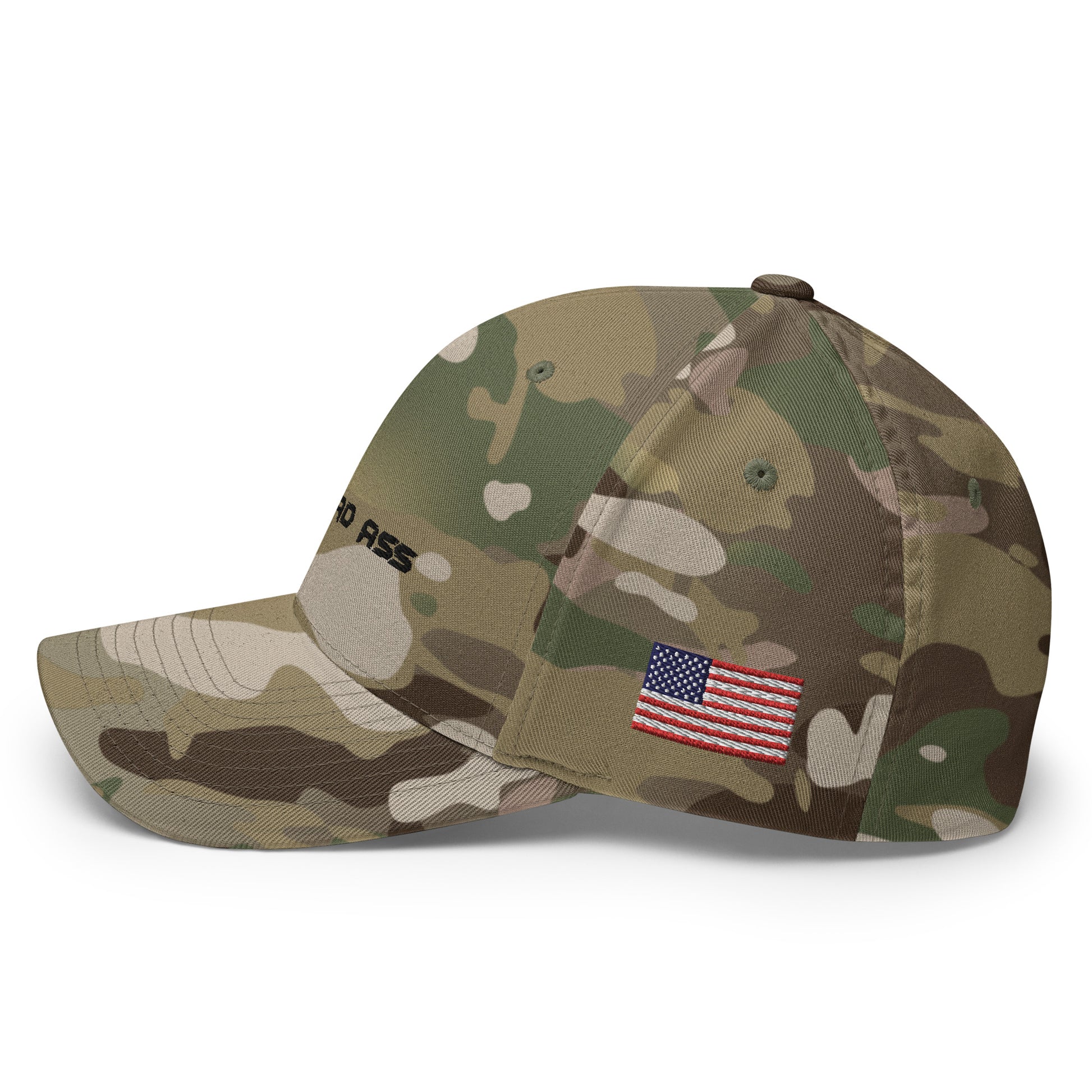 closed back structured cap multicam green left - basquaredfitness