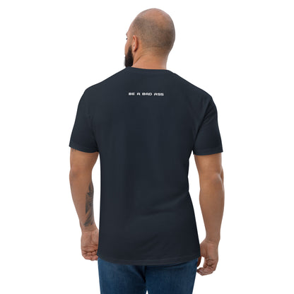 fitted t-shirt midnight navy back - basquaredfitness