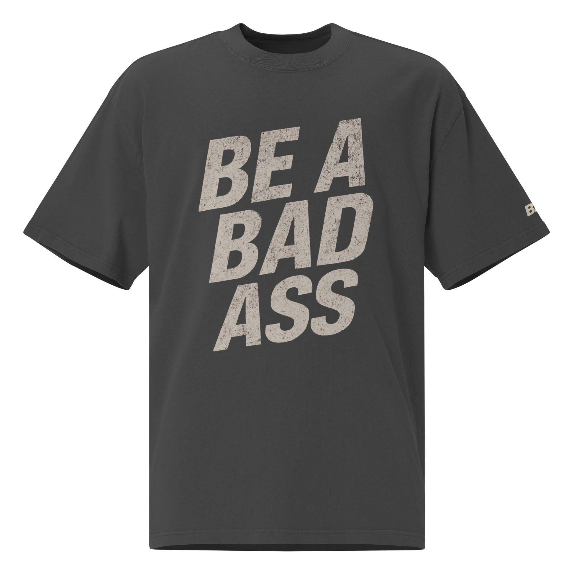 Oversized faded t-shirt - BA² Streetwear Tee Front