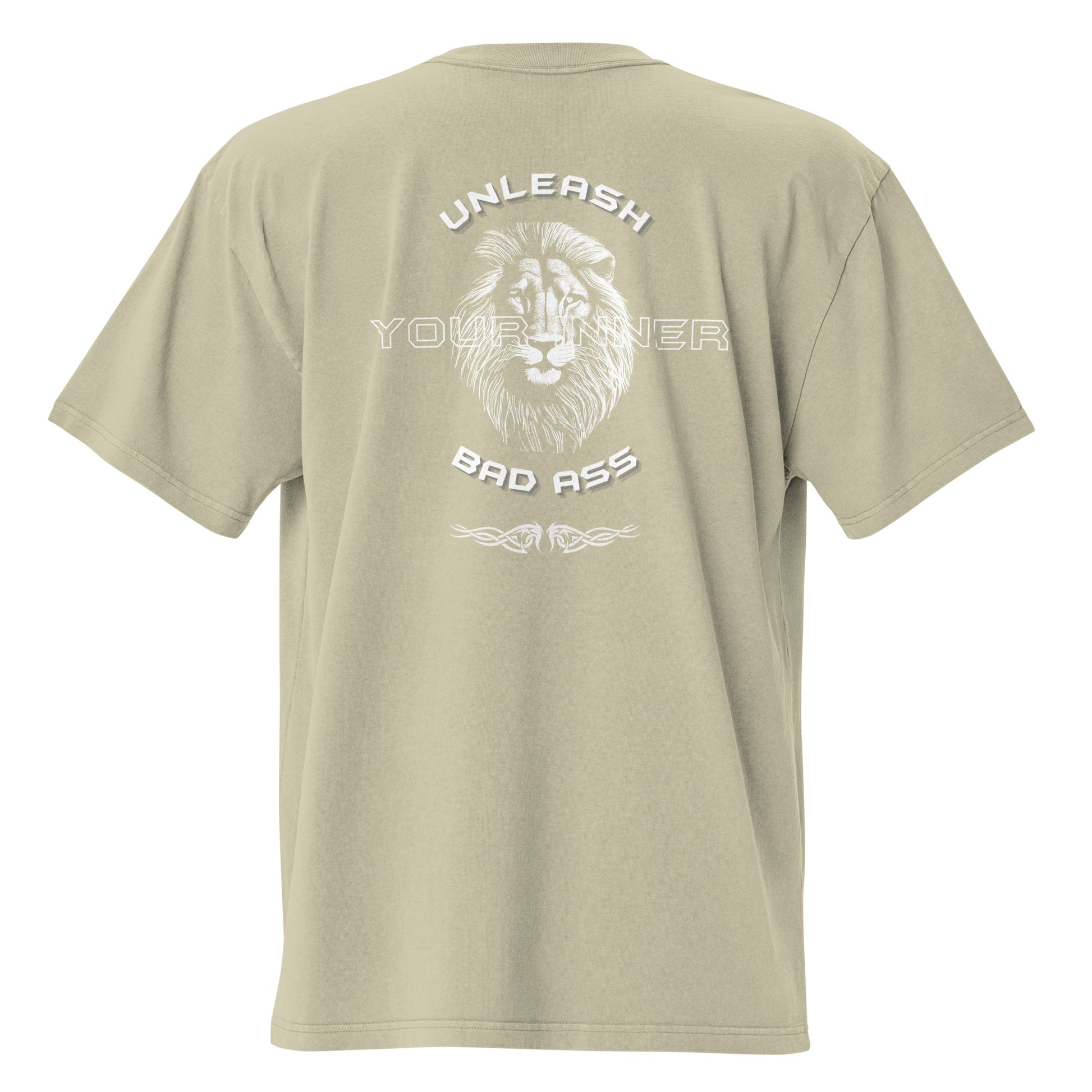 oversized faded t-shirt faded eucalyptus back - basquaredfitness