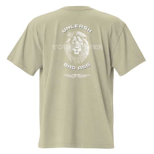 oversized faded t-shirt faded eucalyptus back - basquaredfitness