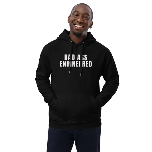 premium eco hoodie black front - basquaredfitness