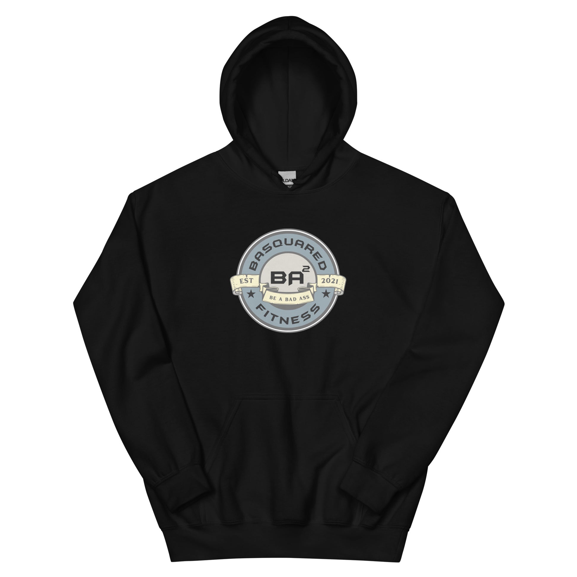 unisex heavy blend hoodie black - basquaredfitness