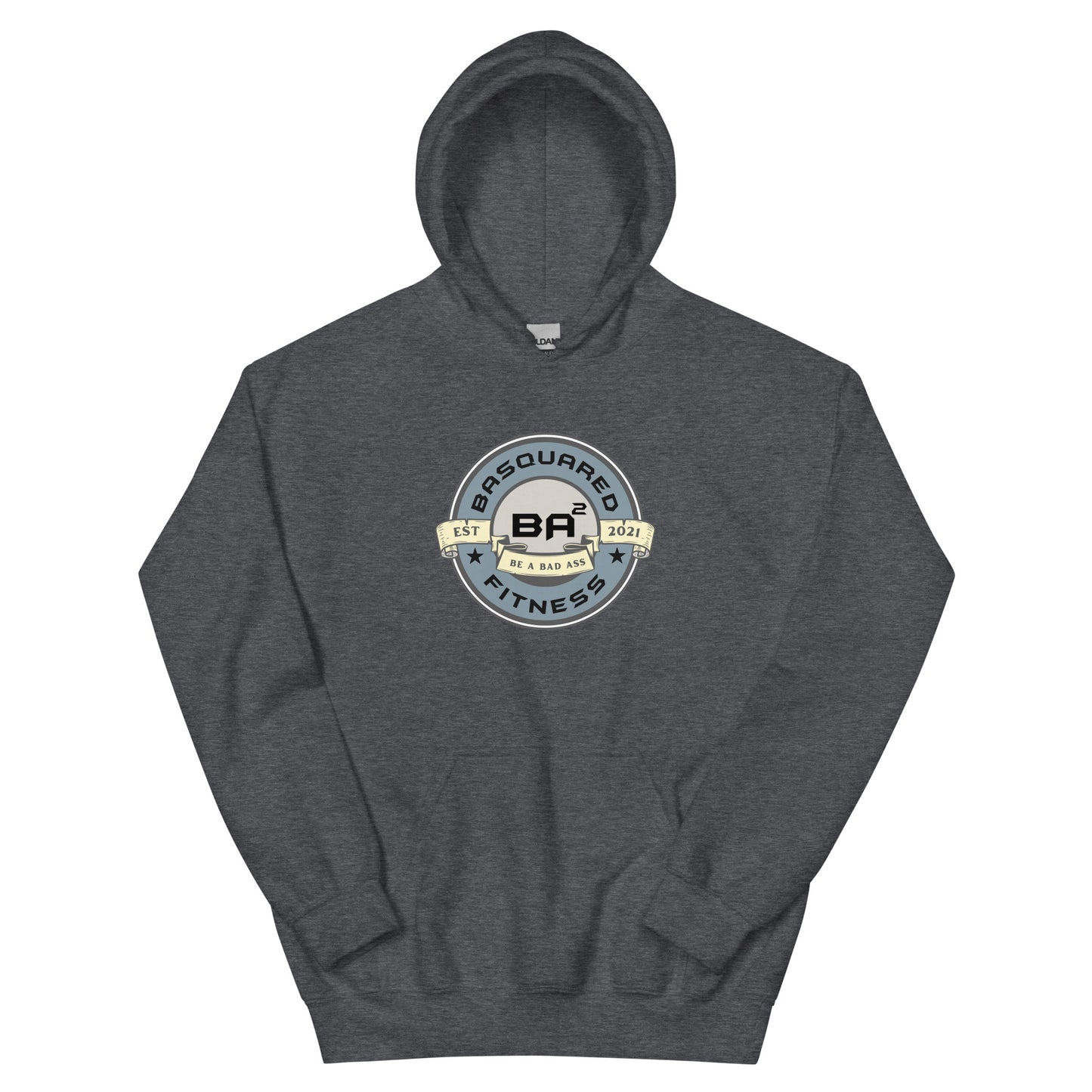 unisex heavy blend hoodie dark heather - basquaredfitness