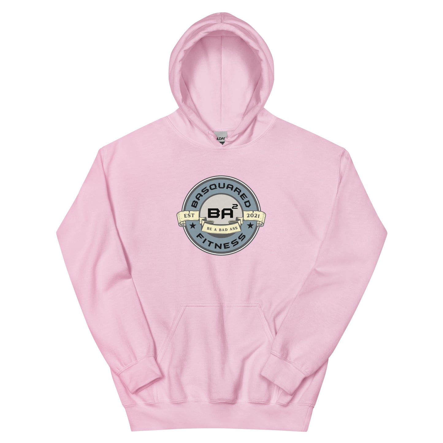 unisex heavy blend hoodie light pink - basquaredfitness