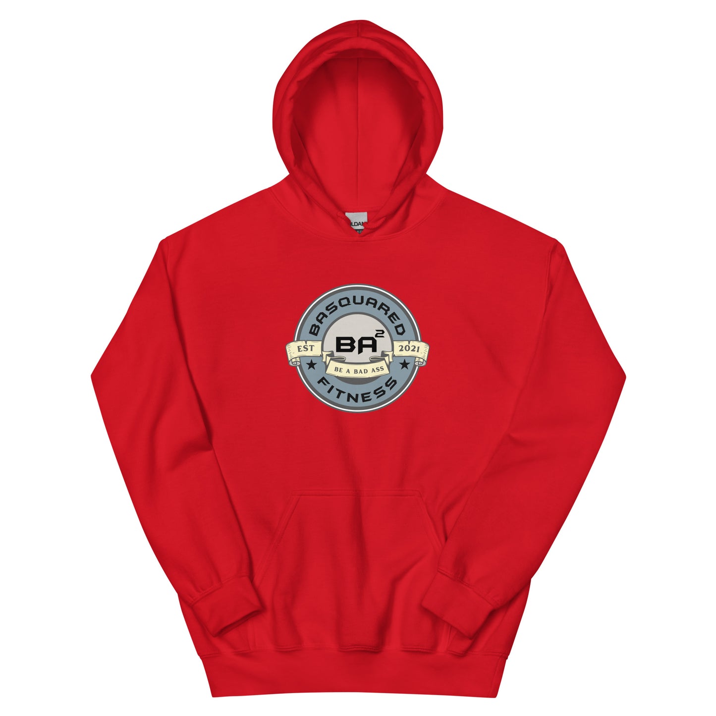 unisex heavy blend hoodie red - basquaredfitness