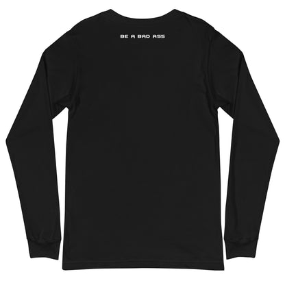 Unisex long sleeve tee black black - basquaredfitness