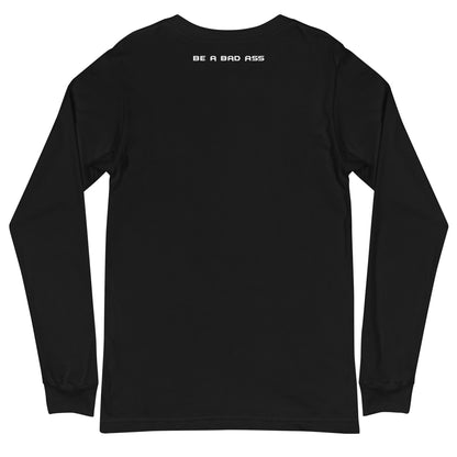 Unisex long sleeve tee black black - basquaredfitness
