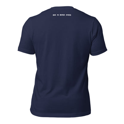 unisex t-shirt navy back - basquaredfitness