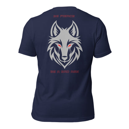 unisex t-shirt navy back - basquaredfitness