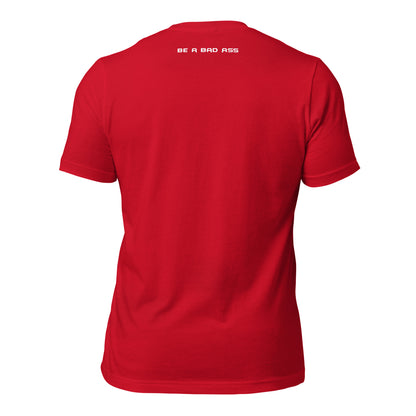 unisex t-shirt red back - basquaredfitness