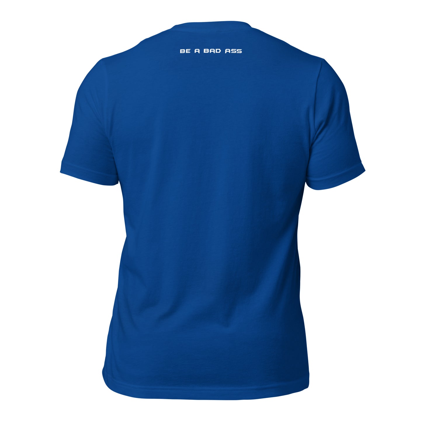 unisex t-shirt royal back - basquaredfitness