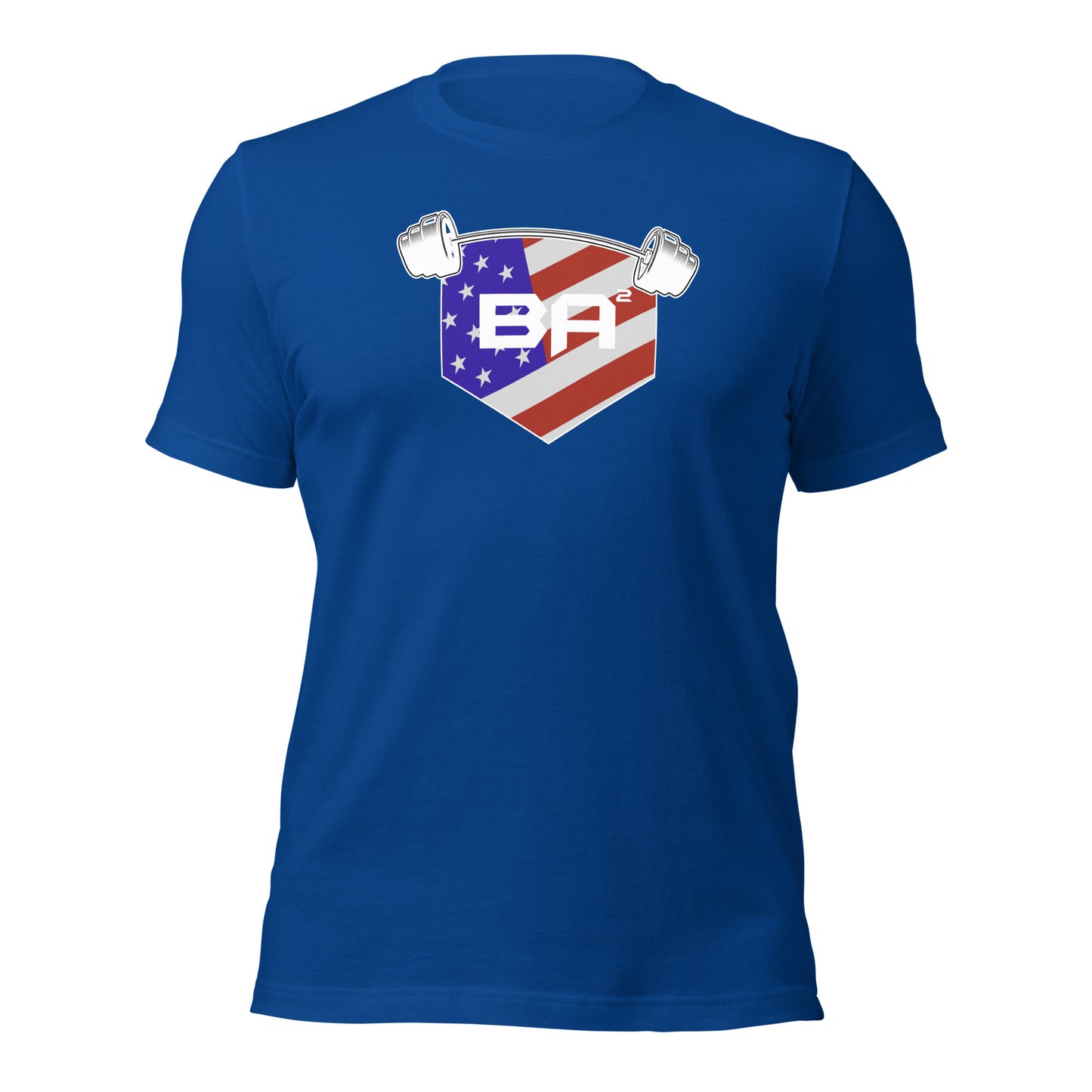 unisex t-shirt royal front - basquaredfitness