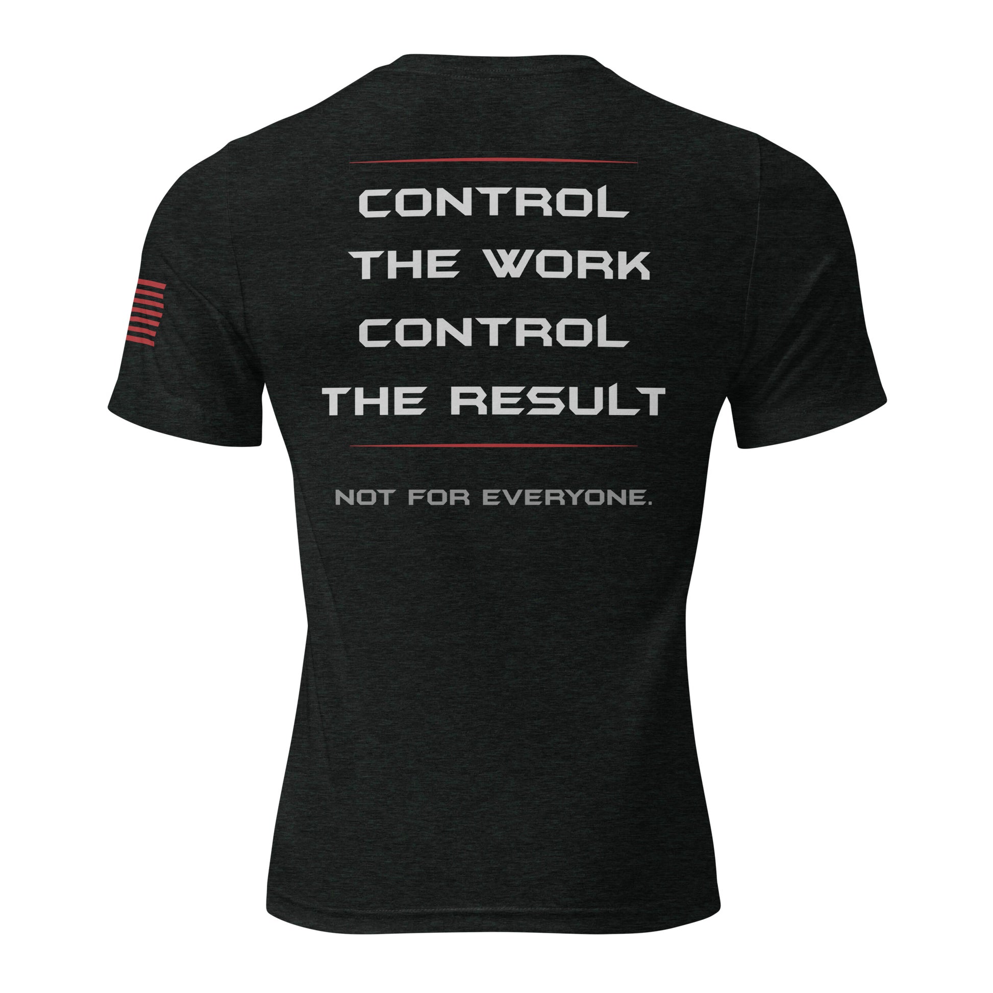 BA² Control The Work Tee Charcoal Black Back