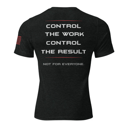 BA² Control The Work Tee Charcoal Black Back
