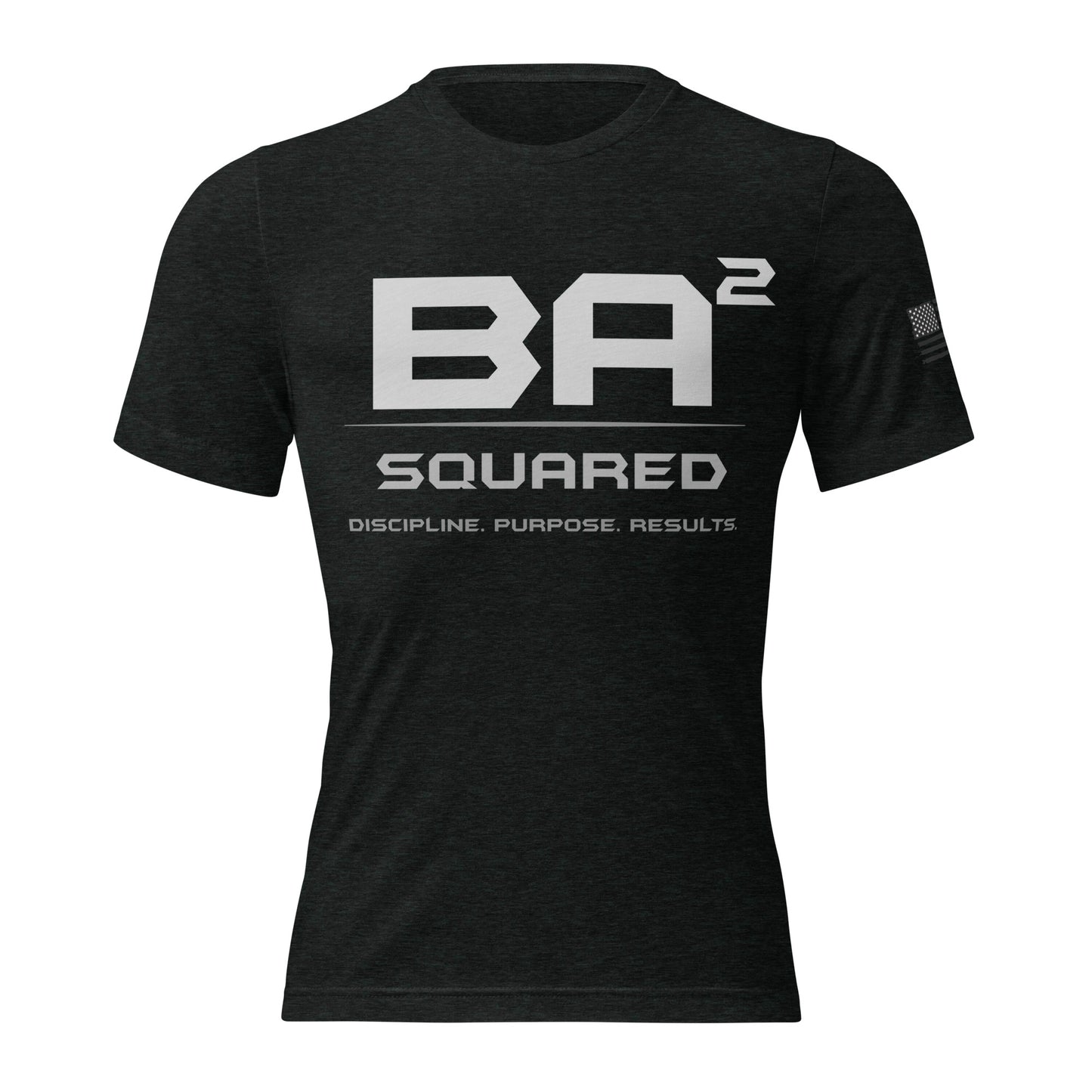 BA² Foundation Tee Charcoal Black Front