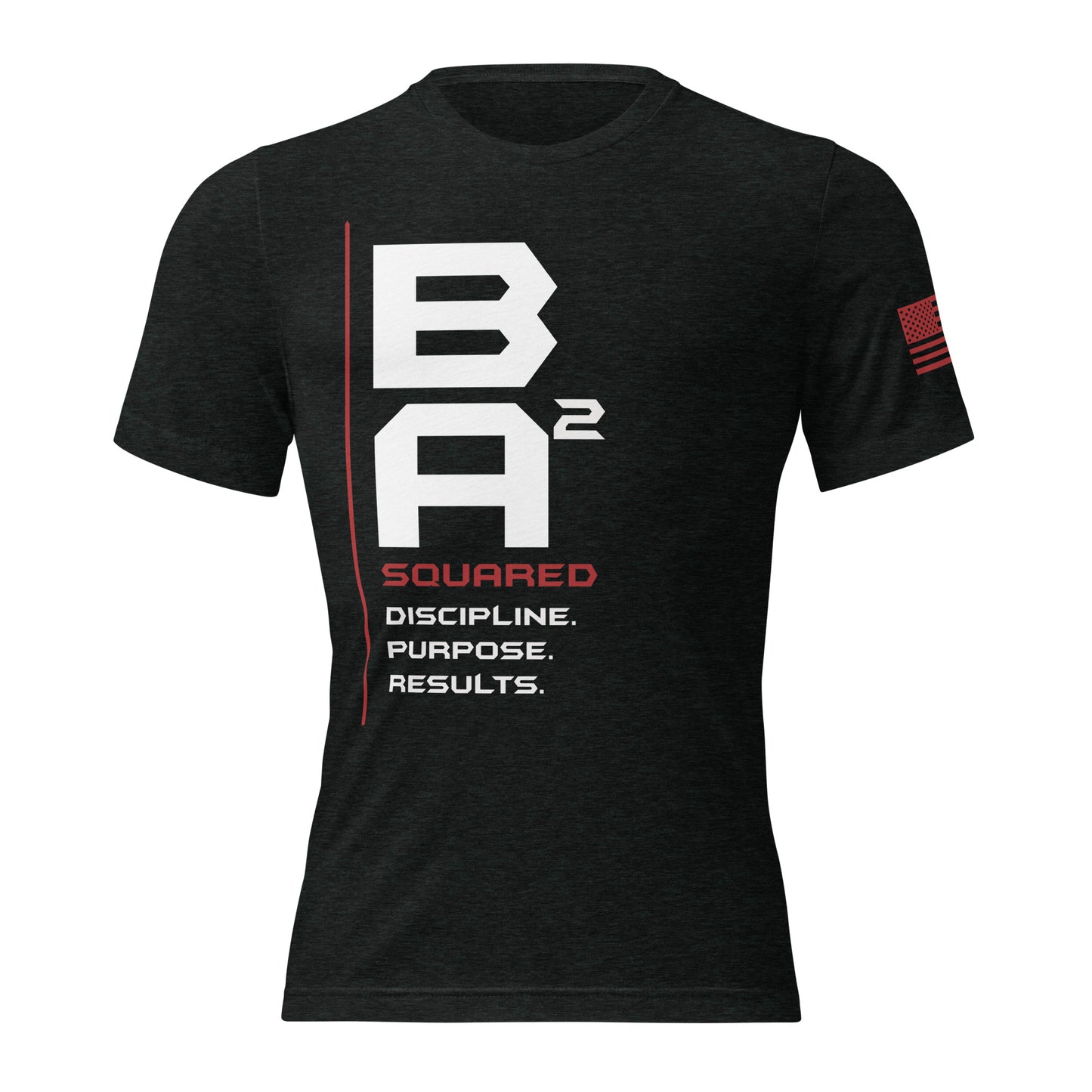 BA² Refuse Average Tee Charcoal Black Front