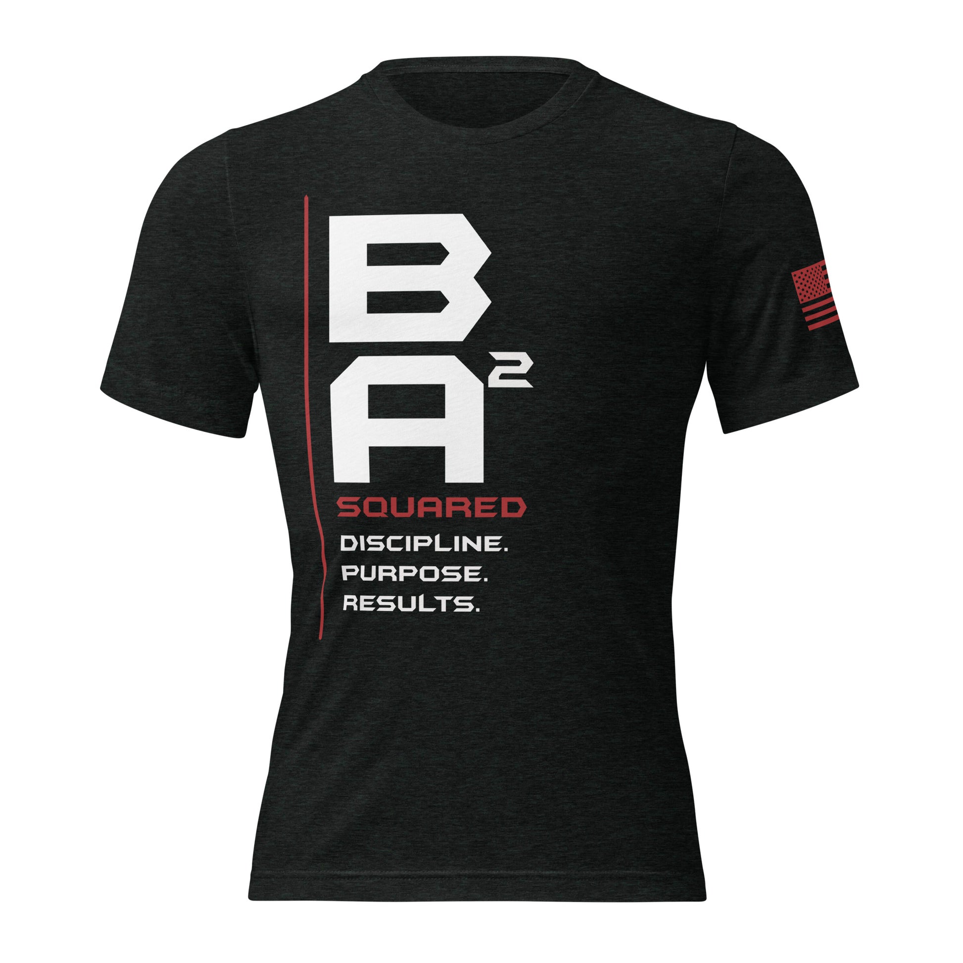 BA² Refuse Average Tee Charcoal Black Front