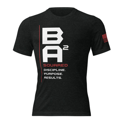 BA² Refuse Average Tee Charcoal Black Front