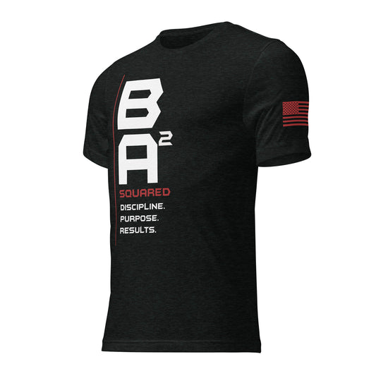 BA² Refuse Average Tee Charcoal Black Left