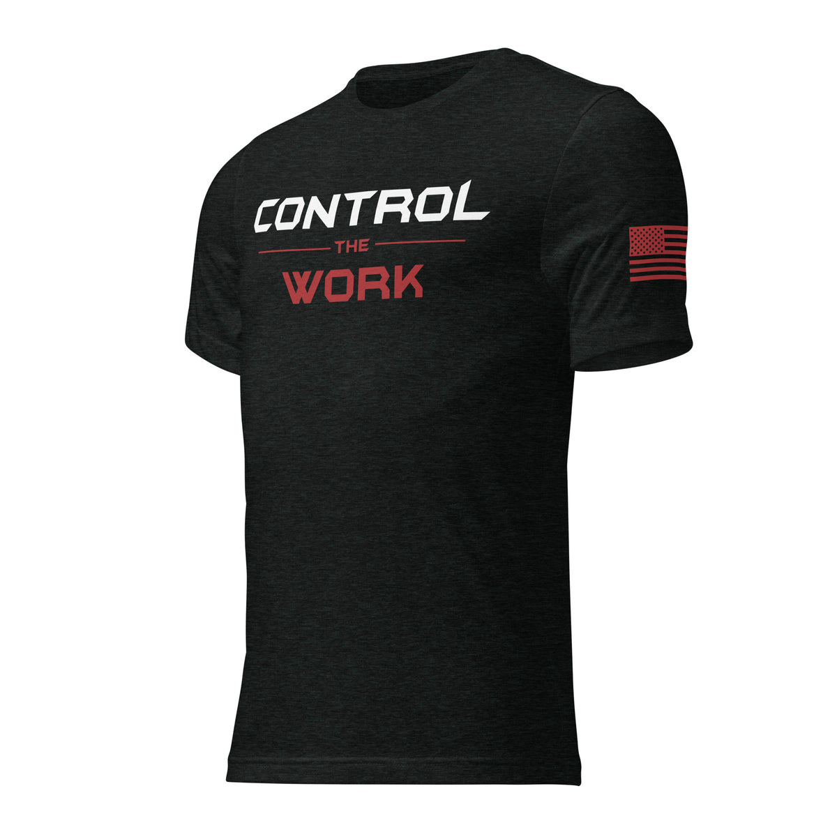 Control The Work Signature Tee Black Left