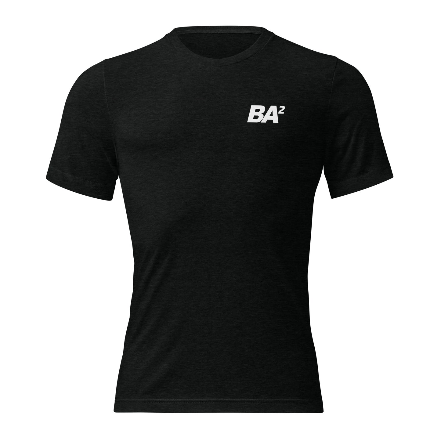 BA2 Unisex Tri-Blend Essential T-Shirt Black Front