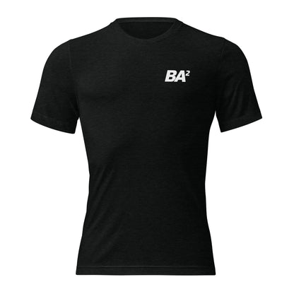 BA2 Unisex Tri-Blend Essential T-Shirt Black Front