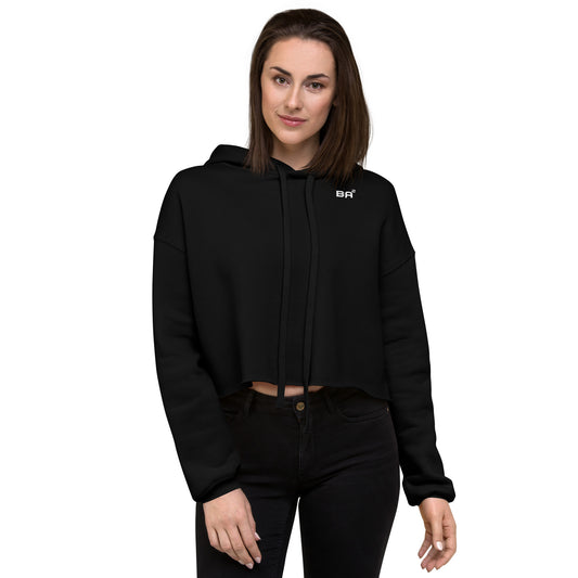 cropped hoodie black front - basquaredfitness