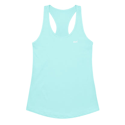 womens ideal racerback tank top cancun front - basquaredfitness