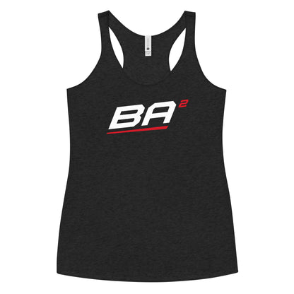 Signature Racerback Tank Black Front