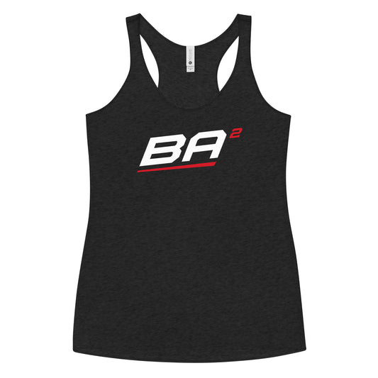 Signature Racerback Tank Black Front