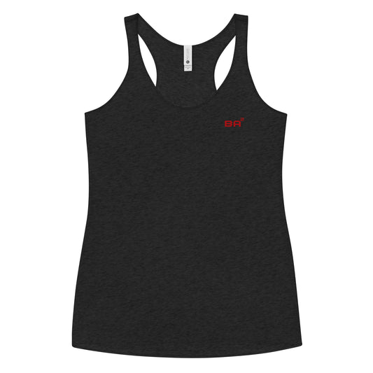 Refuse Average Racerback Tank Black Front