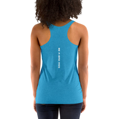 racerback tank top premium vintage turquois back - basquaredfitness