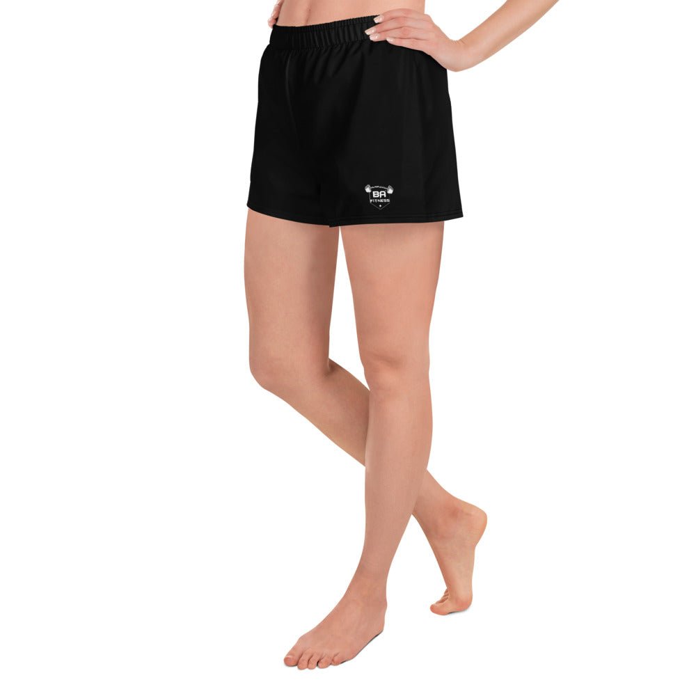 Athletic shorts black left - basquaredfitness